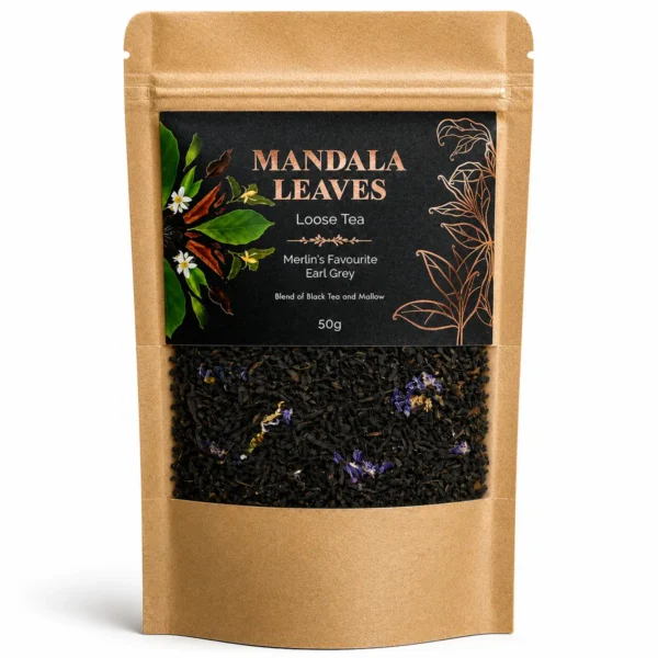 Earl Grey Black Tea with Mallow Flowers – 50 g Pouch